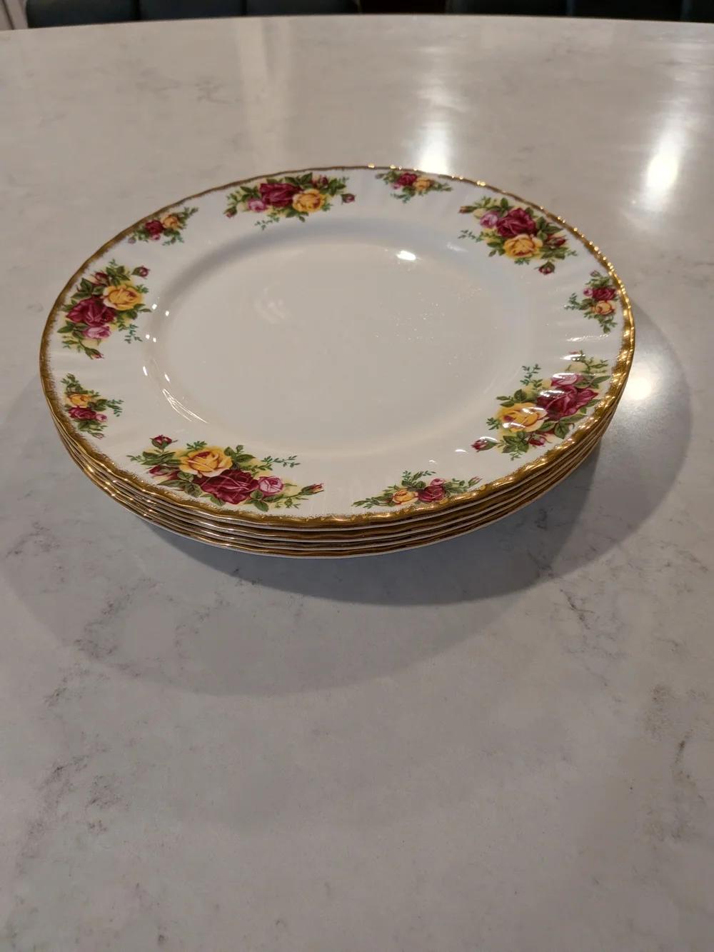 Royal Albert Old Country Roses Fine Bone China Dinner Plates 10.5